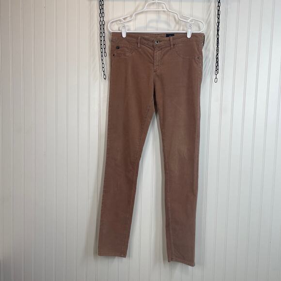Adriano Goldschmied Women’s Brown Mid Rise Stretchable Skinny Ankle Pants 30R - Picture 1 of 10